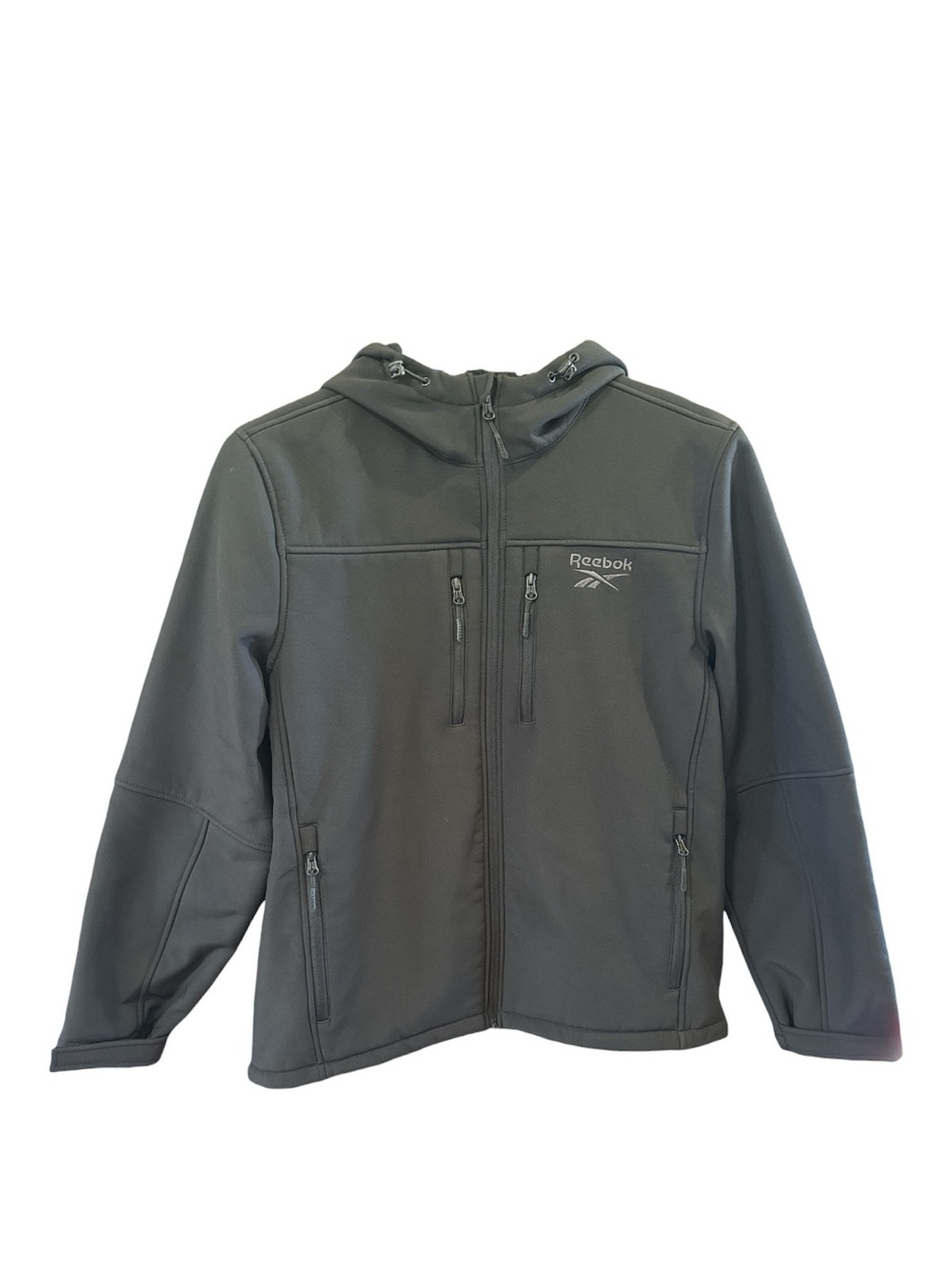 Reebok Men's Black Hooded Softshell Jacket